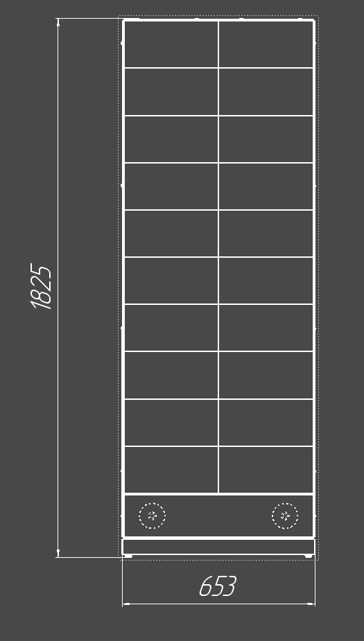 Светодиодный пилон 640x1600 мм, шаг пикселя 1.53 мм, 6000 Hz, ВСТРОЕННЫЕ ДИНАМИКИ, ЗИП комплект, WiFi, для помещения